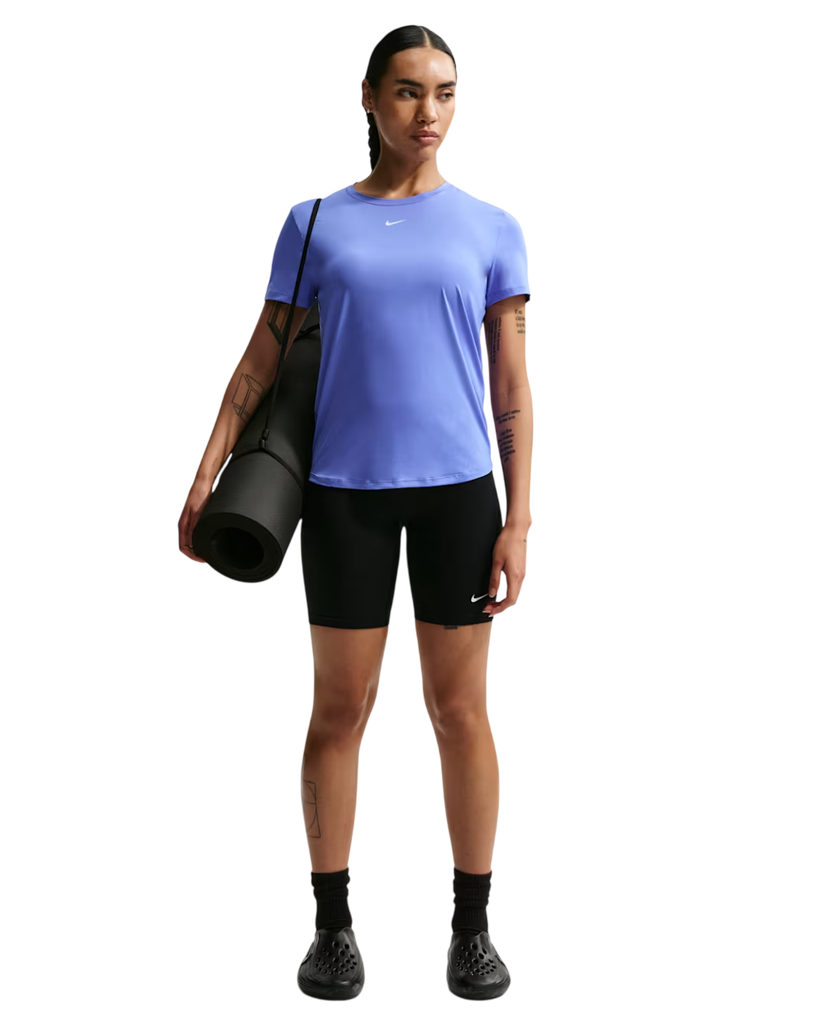 Nike One Classic Dri-FIT T-Shirt blau Damen