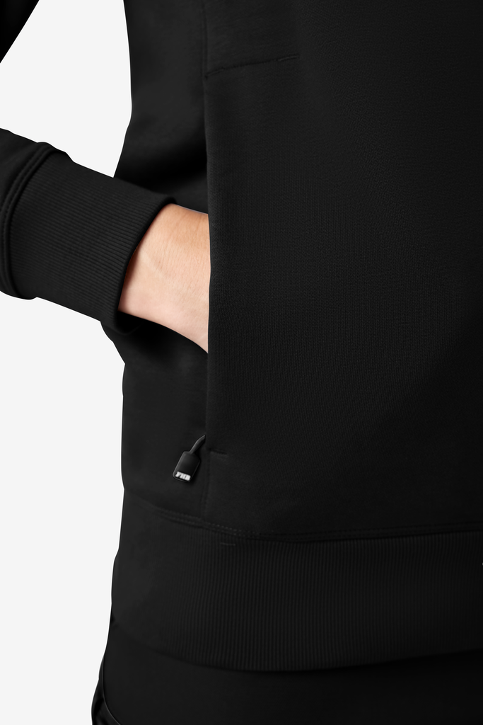 FHB BENNET Hoodie unisex schwarz