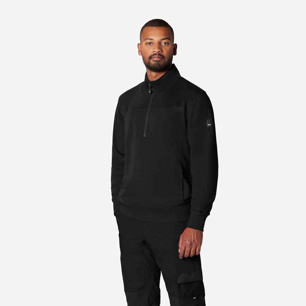FHB ROB Zip-Sweatshirt schwarz