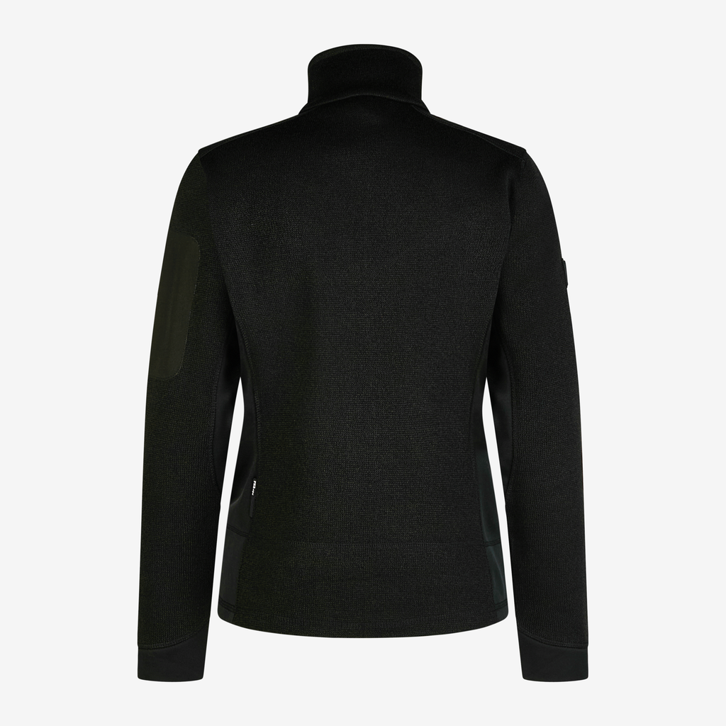 FHB MARIEKE Strick-Fleece-Jacke schwarz Damen
