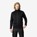 FHB CHRISTOPH Strick-Fleece-Jacke schwarz