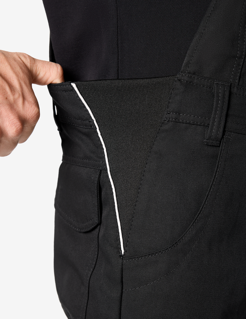 FHB ECKHARD Latzhose schwarz 