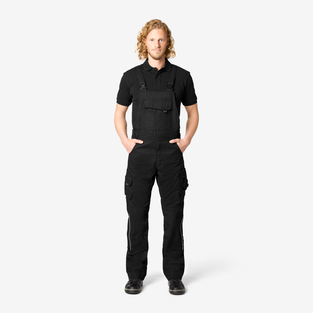 FHB ECKHARD Latzhose schwarz 