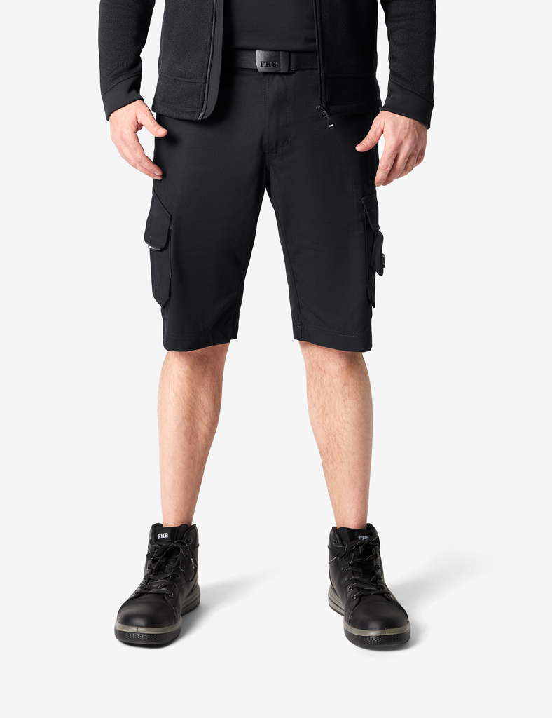 FHB THEO Bermuda Arbeitshose schwarz 