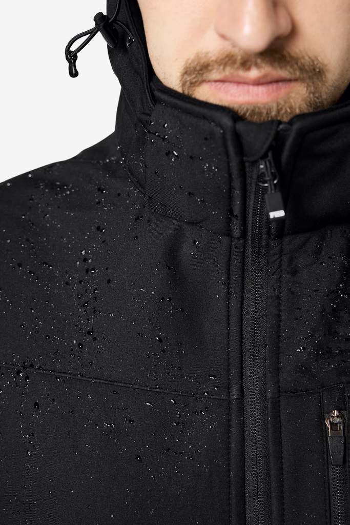 FHB JUSTUS Softshellweste schwarz 