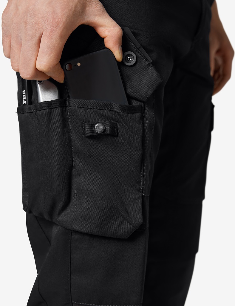 FHB PASCAL Latzhose schwarz 