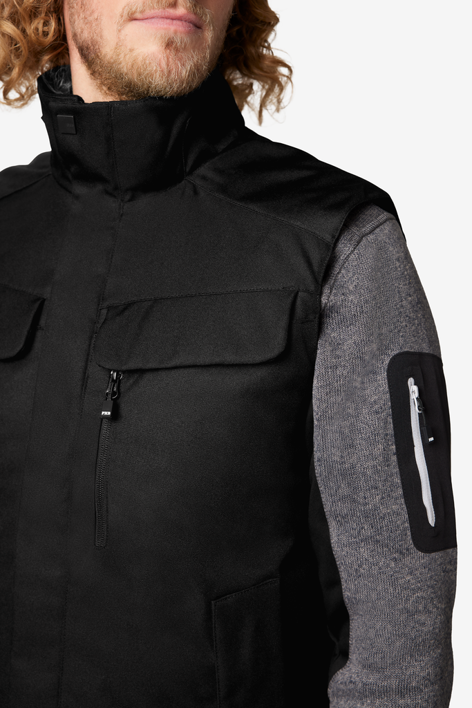 FHB HAUKE Arbeitsweste schwarz 