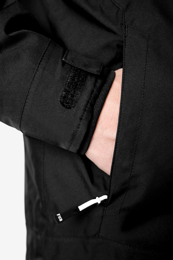FHB MIKA Winter Softshelljacke schwarz