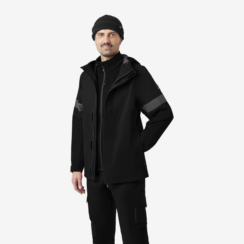 FHB LUCA Hardshelljacke schwarz