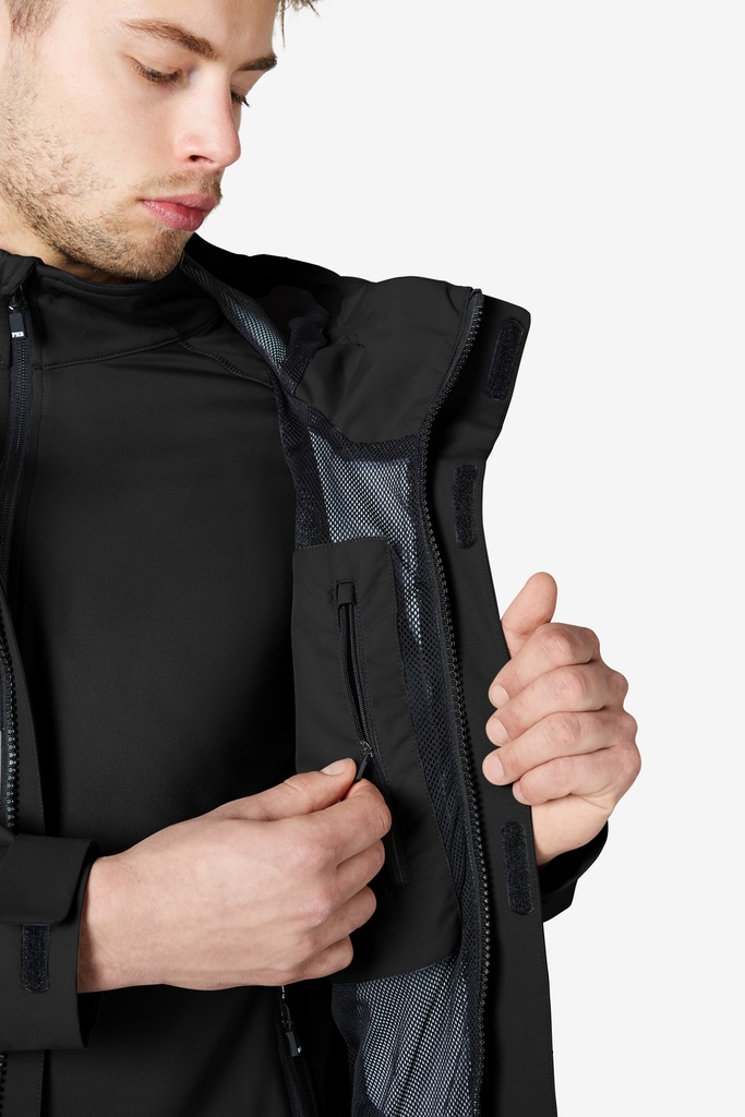 FHB LUCA Hardshelljacke schwarz