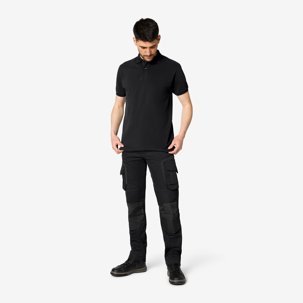 FHB DANIEL Polo-Shirt schwarz 