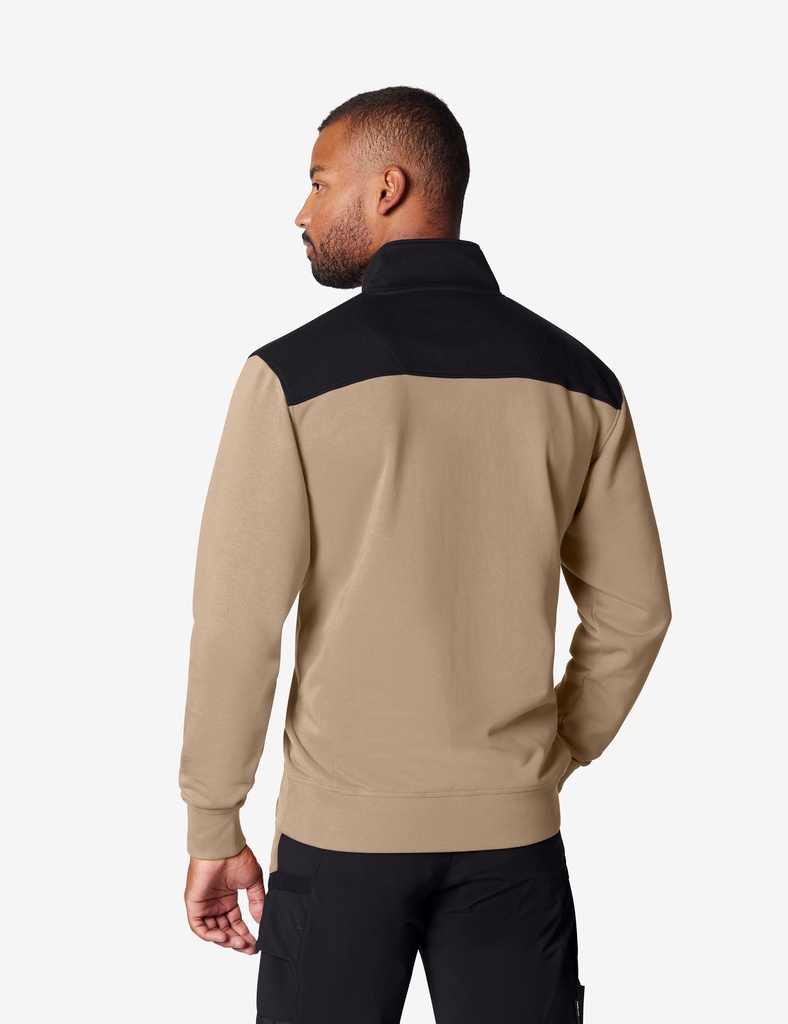 FHB ROB Zip-Sweatshirt beige