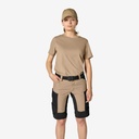 FHB KIM Bermuda elastisch beige-schwarz