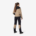 FHB JULIA Softshelljacke beige- schwarz 