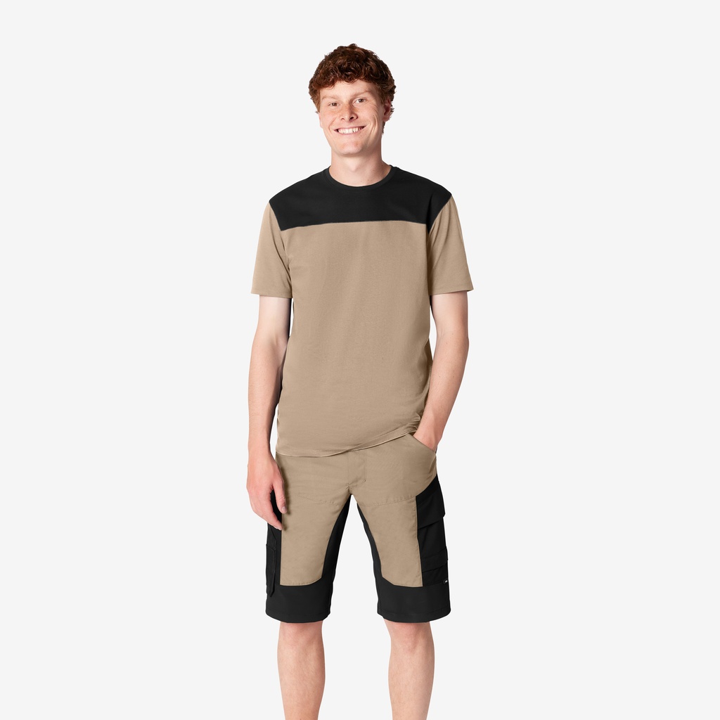 FHB KNUT T-Shirt beige-schwarz