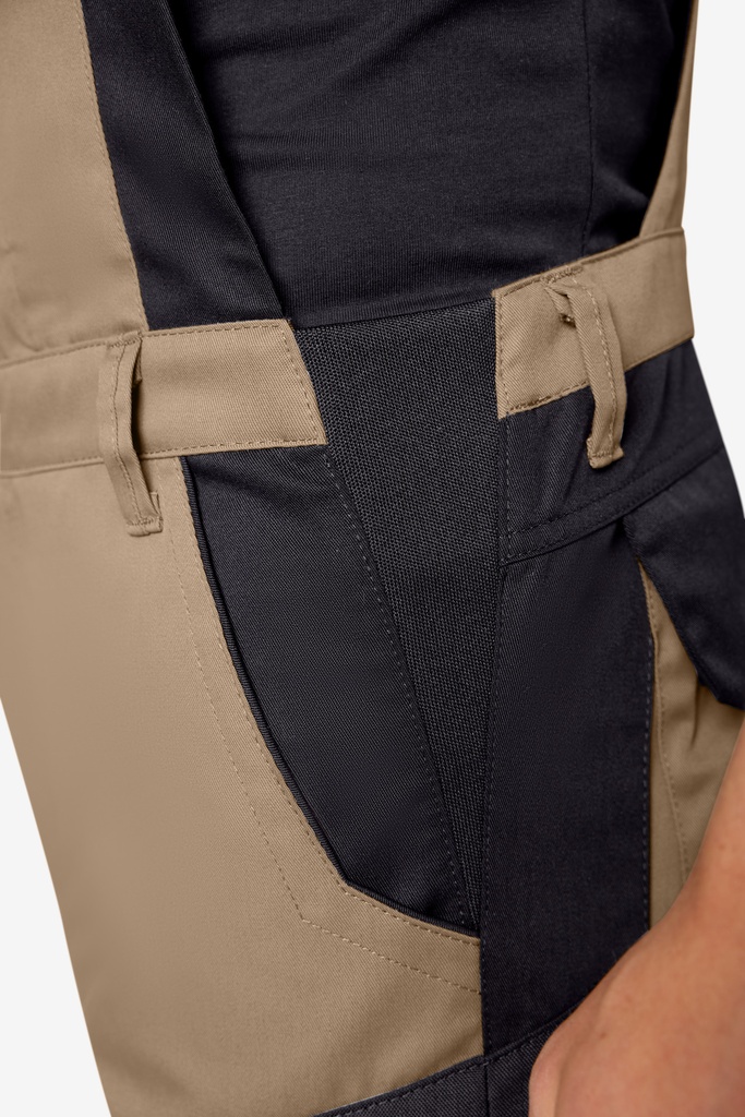 FHB PASCAL Latzhose beige-schwarz 