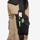 FHB FABIAN Arbeitshose beige-schwarz 