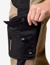 FHB FABIAN Arbeitshose beige-schwarz 