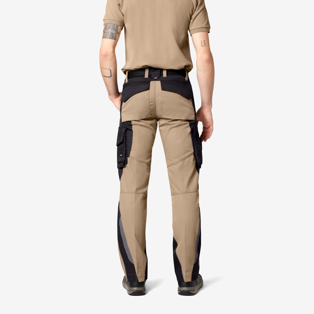 FHB FLORIAN Arbeitshose beige-schwarz 