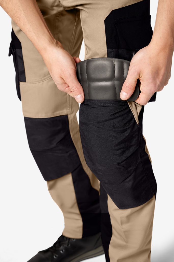 FHB FLORIAN Arbeitshose beige-schwarz 