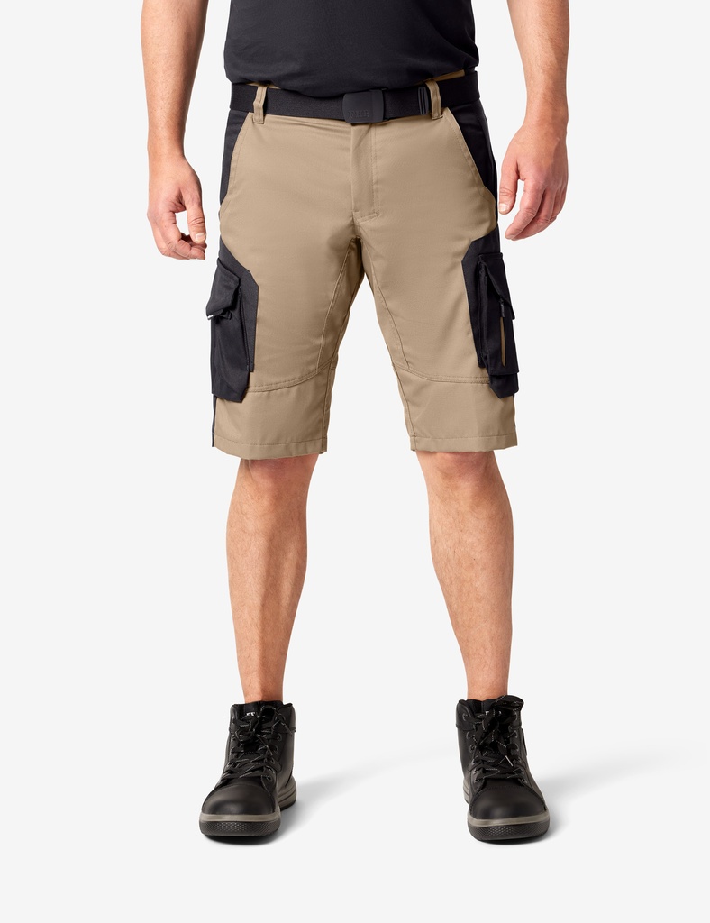 FHB WULF Bermuda Arbeitshose beige-schwarz 