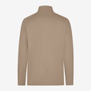 FHB KUNO Fleece-Jacke beige-schwarz