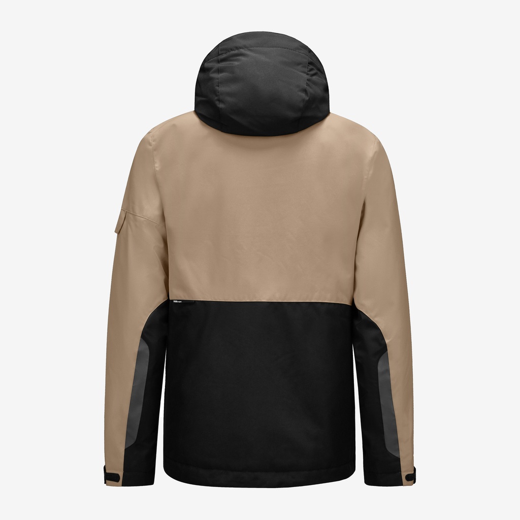 FHB GEORG Arbeitsjacke PrimaLoft beige-schwarz