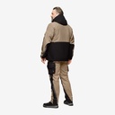 FHB GEORG Arbeitsjacke PrimaLoft beige-schwarz