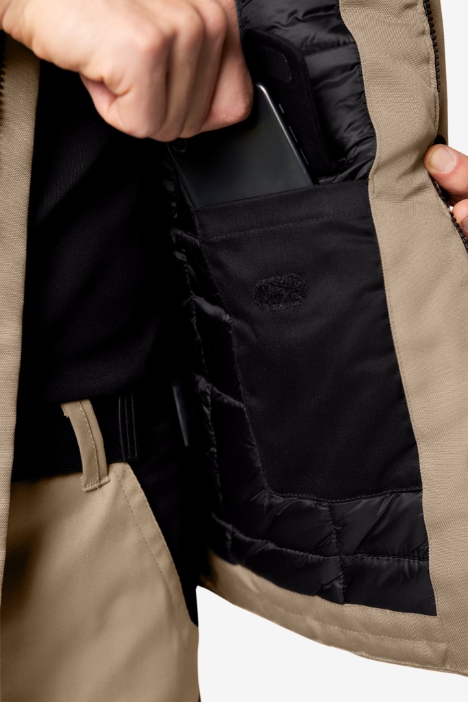 FHB HAUKE Arbeitsweste beige-schwarz 