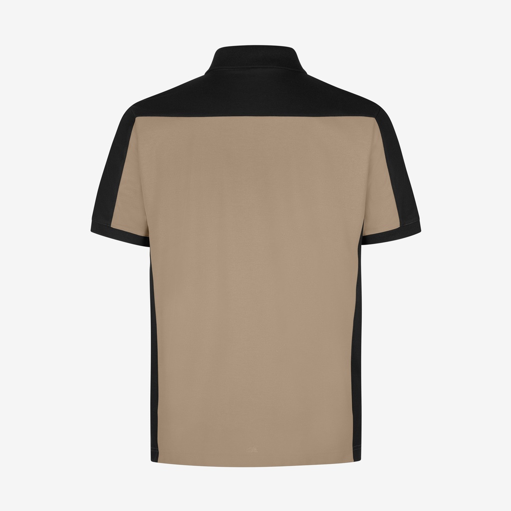 FHB KONRAD Polo-Shirt beige-schwarz 