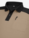 FHB KONRAD Polo-Shirt beige-schwarz 