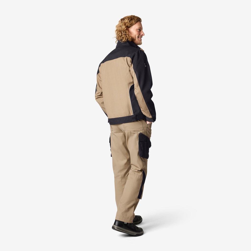 FHB BRUNO Arbeitshose beige-schwarz