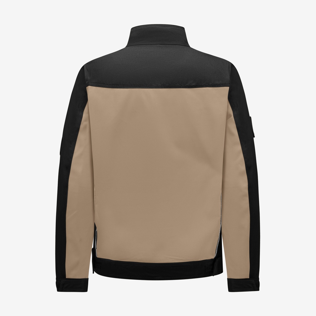 FHB ERNST Arbeitsjacke beige-schwarz 