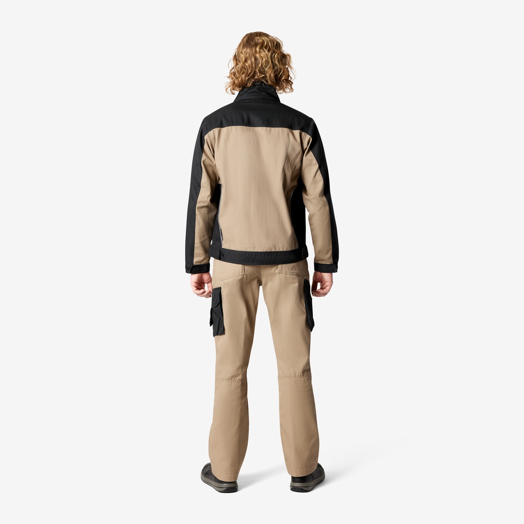 FHB ERNST Arbeitsjacke beige-schwarz 