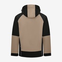 FHB WALTER Softshelljacke beige-schwarz 