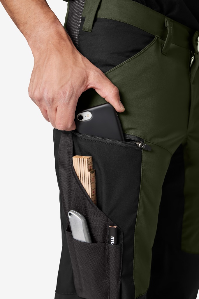 FHB MIO Arbeitshose elastisch oliv