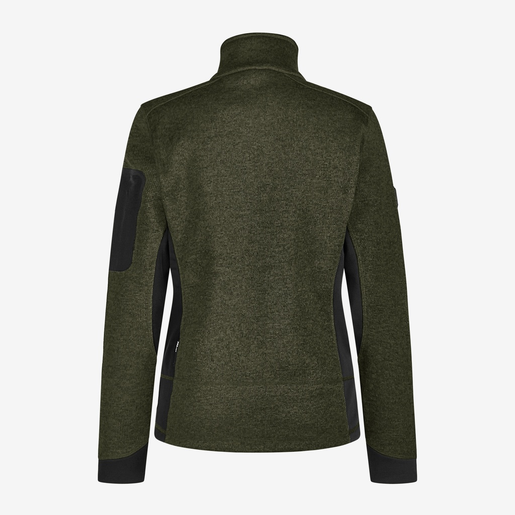 FHB MARIEKE Strick-Fleece-Jacke Damen oliv