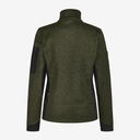 FHB MARIEKE Strick-Fleece-Jacke Damen oliv
