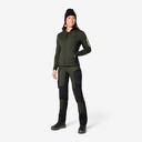 FHB MARIEKE Strick-Fleece-Jacke Damen oliv
