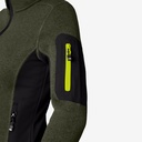 FHB MARIEKE Strick-Fleece-Jacke Damen oliv