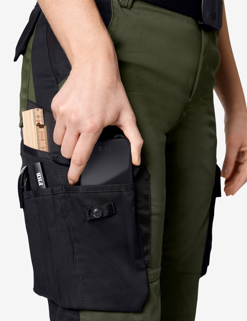 FHB ANNIKA Bermuda Damen oliv