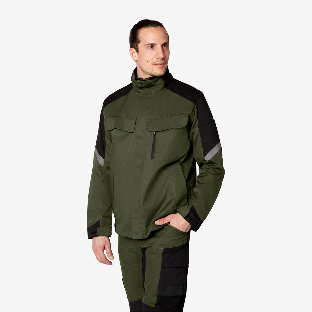 FHB FRANK Arbeitsjacke oliv