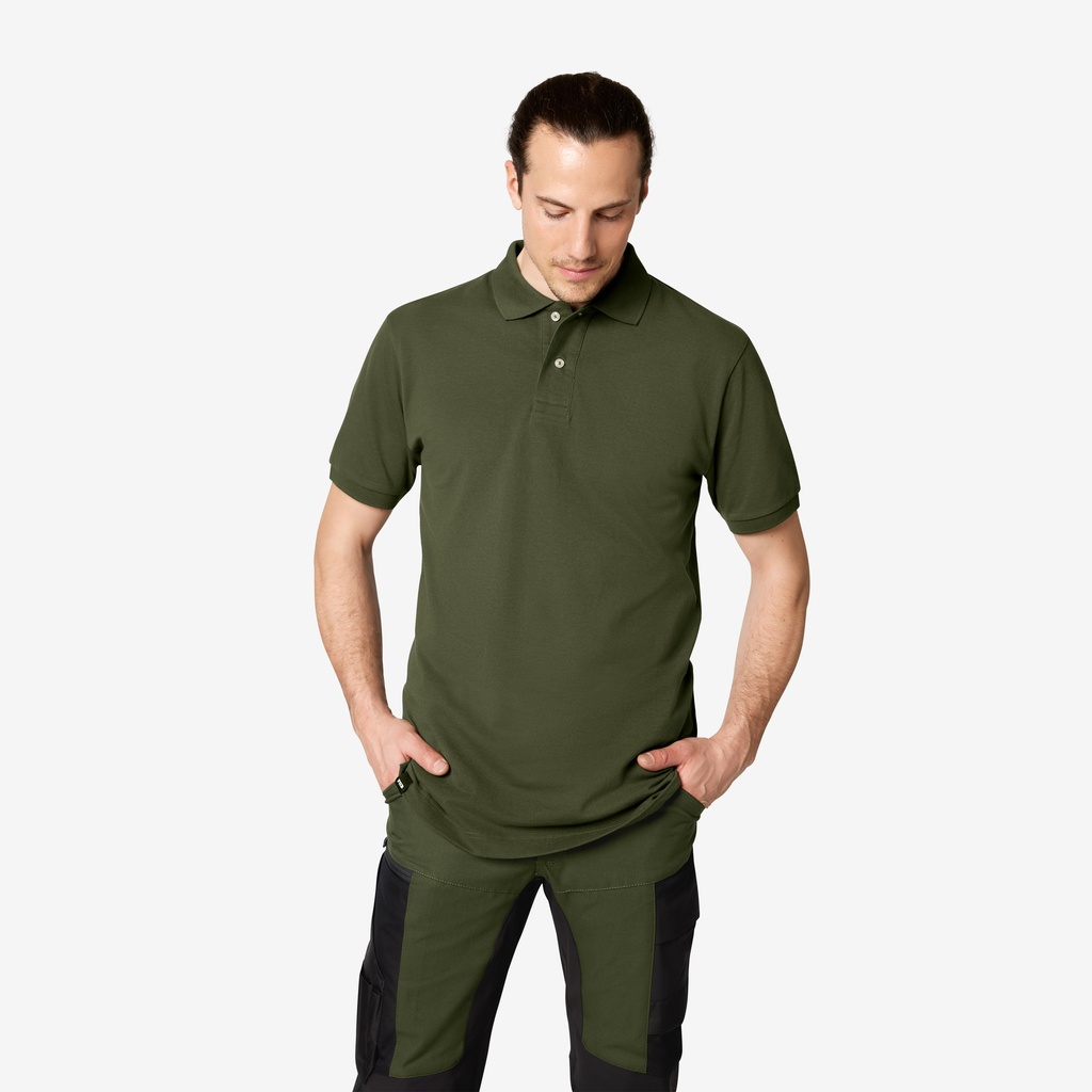 FHB DANIEL Polo-Shirt oliv