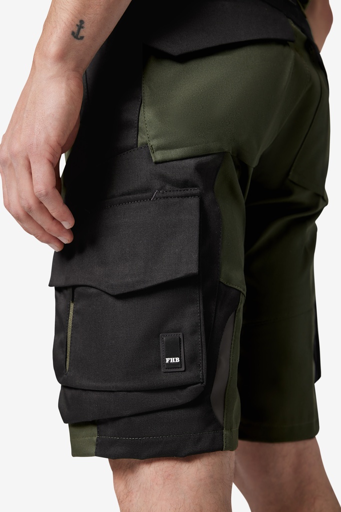 FHB WULF Bermuda Arbeitshose oliv
