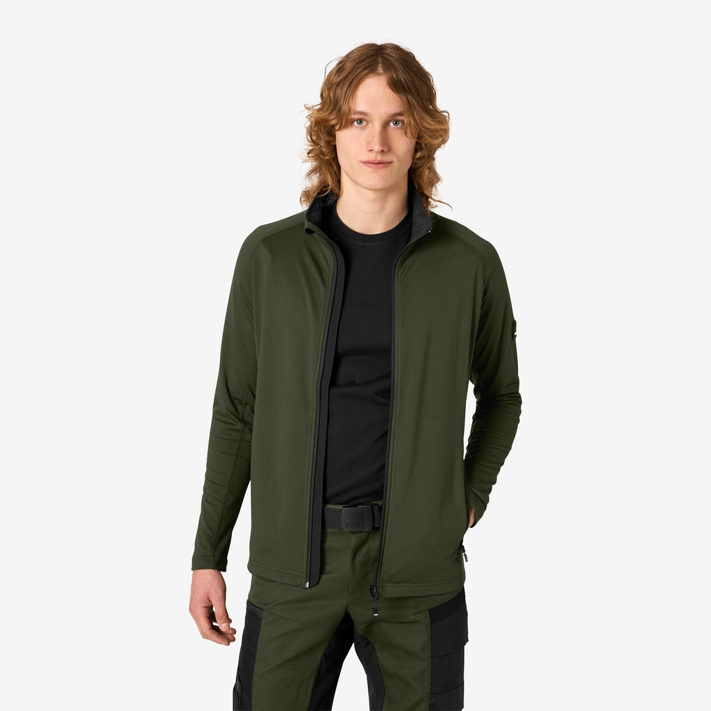 FHB KUNO Fleece-Jacke oliv