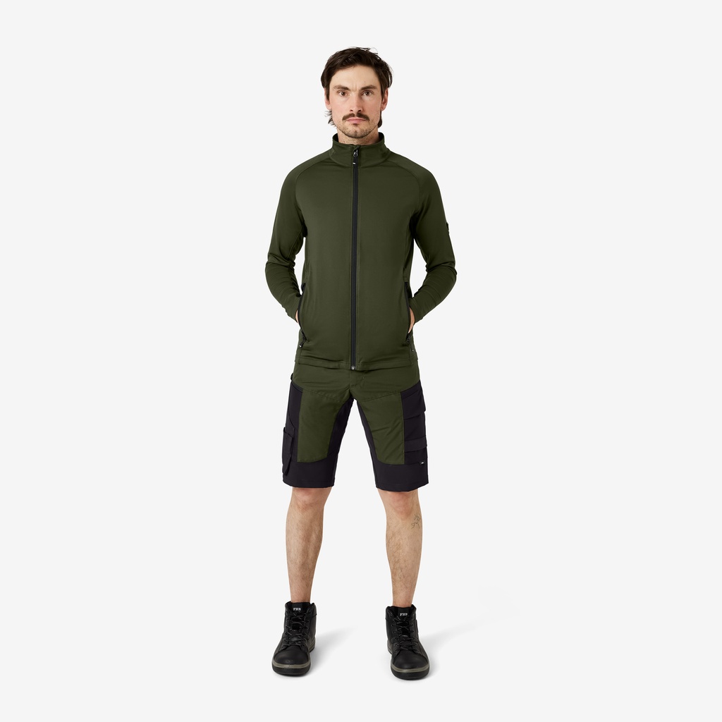 FHB KUNO Fleece-Jacke oliv