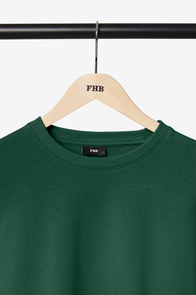 FHB PIET Sweatshirt unisex grün