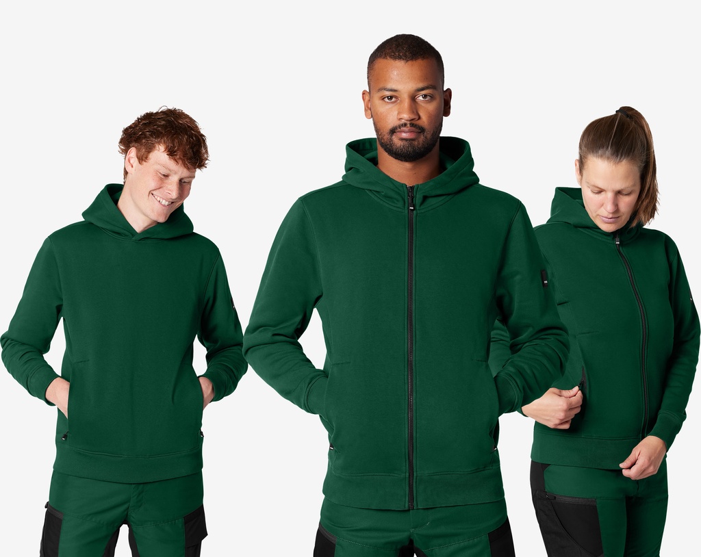 FHB BENNET Hoodie unisex grün