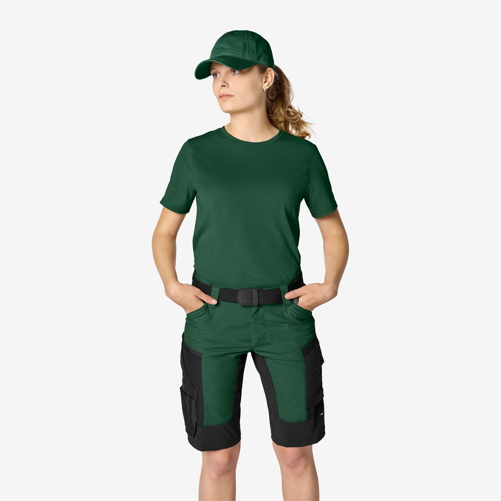 FHB KIM Bermuda elastisch grün