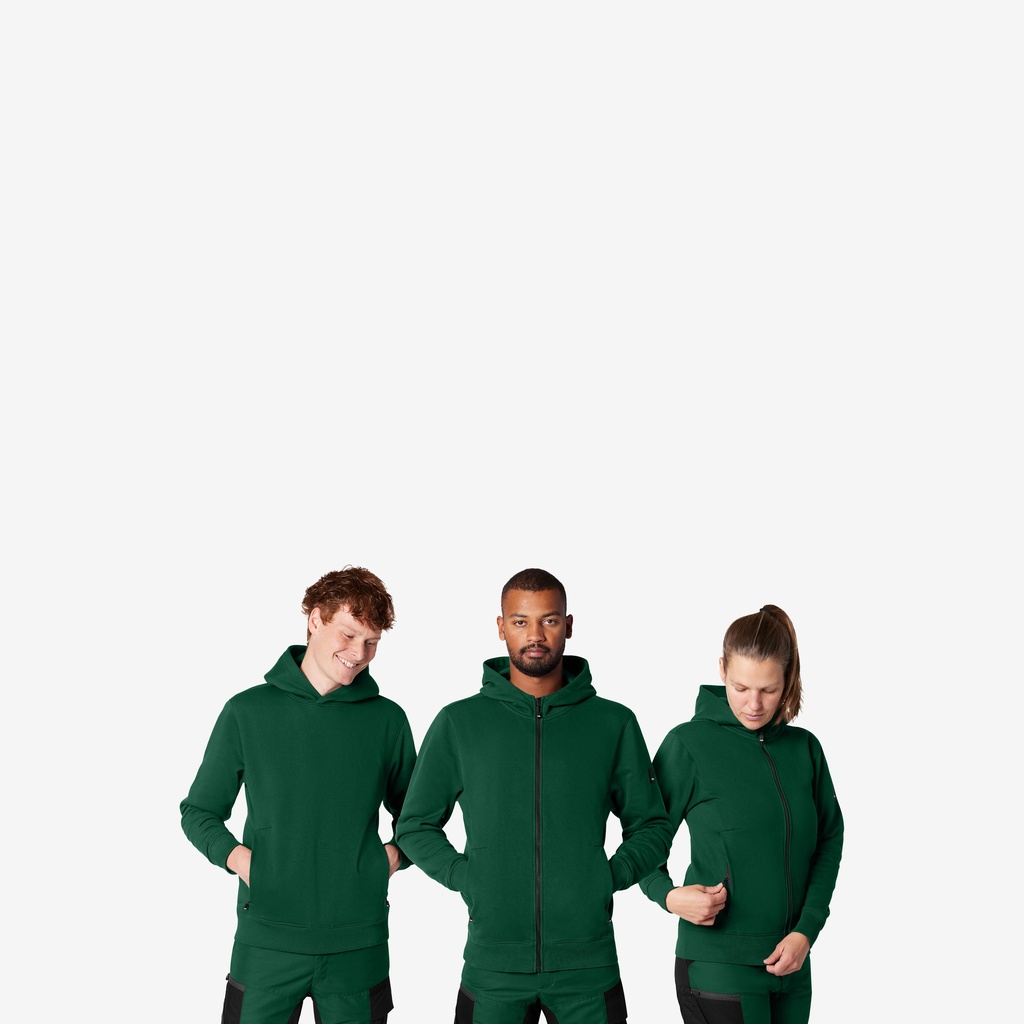 FHB QUENTIN Hoodie Jacke grün